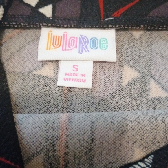 NWT Lularoe Cassie Pencil Midi Skirt Size Small Office Geometric Stretch Comfy - Picture 5 of 6